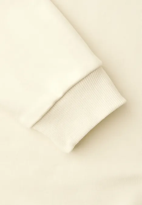 Hoodie en couleur unie soft beige