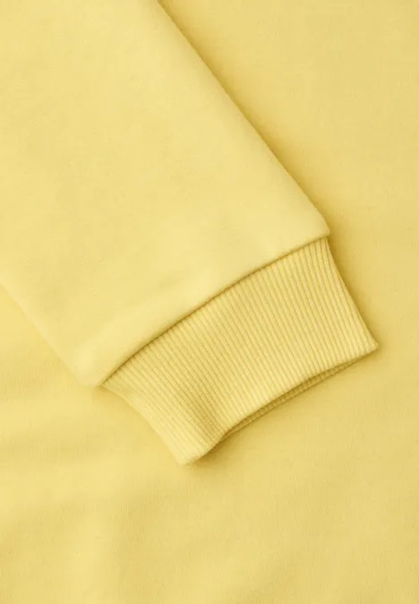 Hoodie en couleur unie bloom yellow