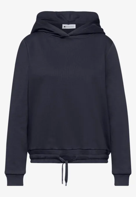 Hoodie en couleur unie shadowed navy