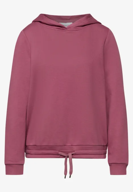 Hoodie en couleur unie dark clouded blush