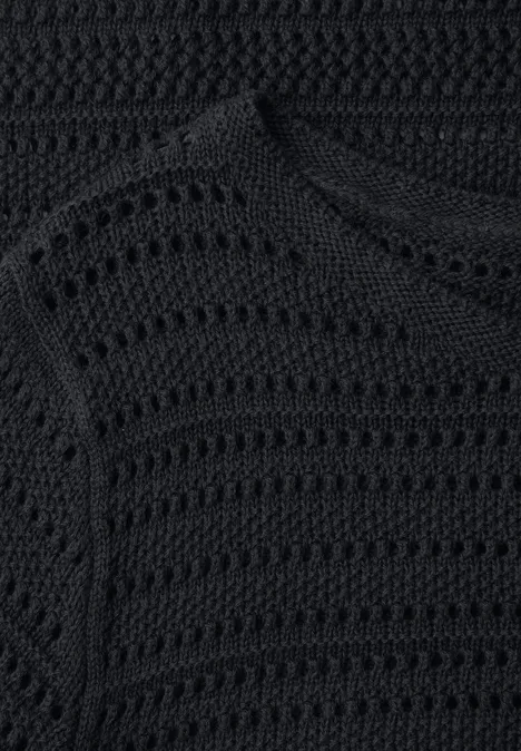 Pull structuré shadowed navy