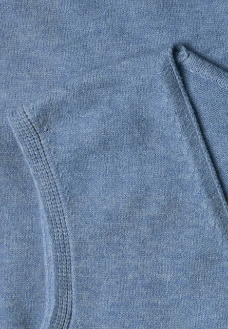Pullunder mit V-Neck in Unifarbe northern blue mel. Pullunder mit V-Neck in Unifarbe northern blue mel.