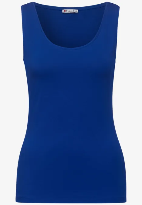 Basic Top cobalt blue