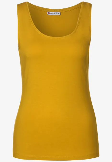 Basic Top amber yellow