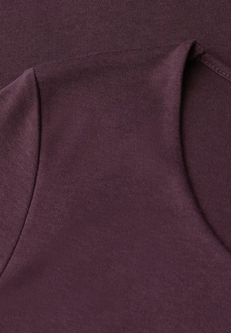 Basic T-Shirt mit 3/4 Arm jazz berry