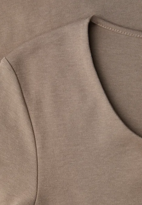 Basic Shirt met 3/4 mouwen null