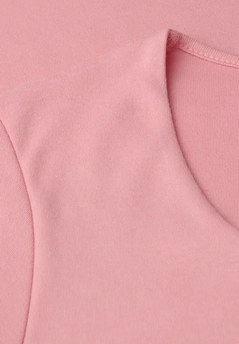 Basic T-Shirt mit 3/4 Arm powder pink