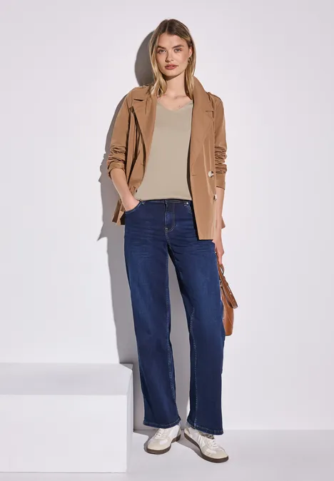 T-shirt à manches courtes basique coastal beige