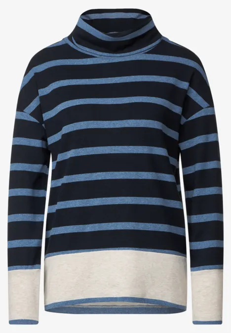 Shirt mit Rollkragen deep blue