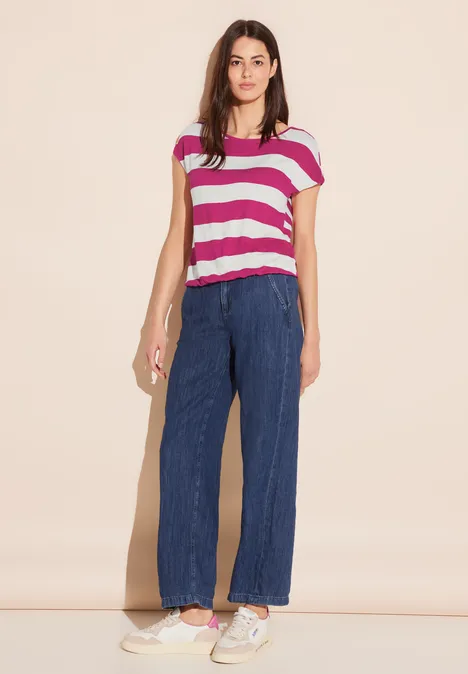 Gestreept T-shirt smell of rose Gestreept T-shirt smell of rose