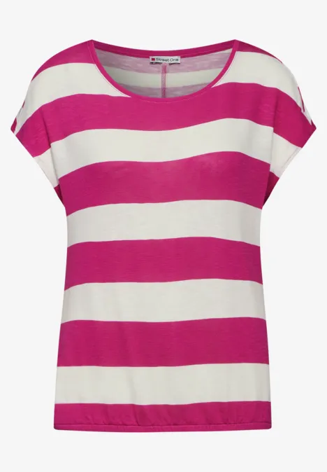 Gestreept T-shirt smell of rose Gestreept T-shirt smell of rose