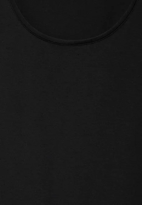 Lang basisshirt Black