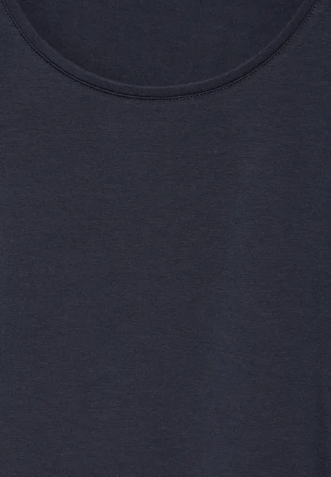 Basic Longshirt night sky blue