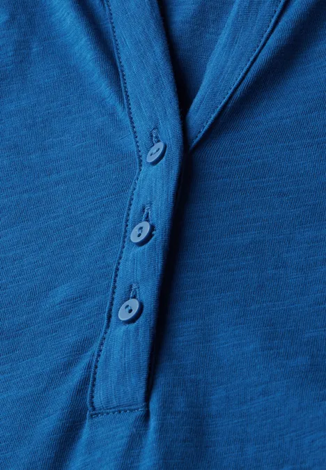 Jersey Shirt im Tunika-Look dodger blue