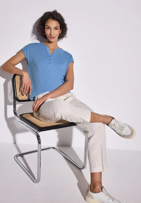 Koszulka- Jersey w stylu tuniki columbia blue