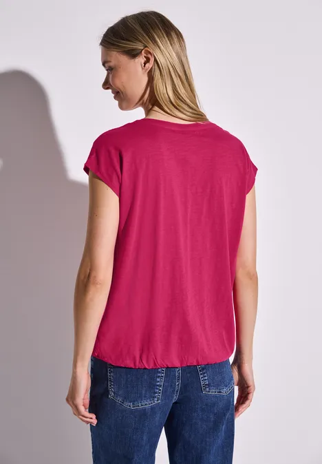 T-shirt en jersey au look tunique juicy berry