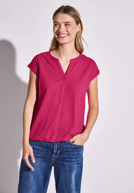 T-shirt en jersey au look tunique juicy berry