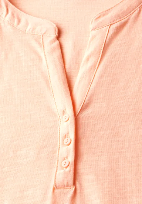 Jersey Shirt im Tunika-Look apricot blush