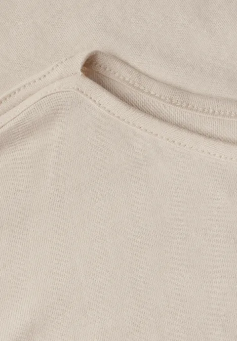 Shirt mit U-Boot-Ausschnitt moonstone sand