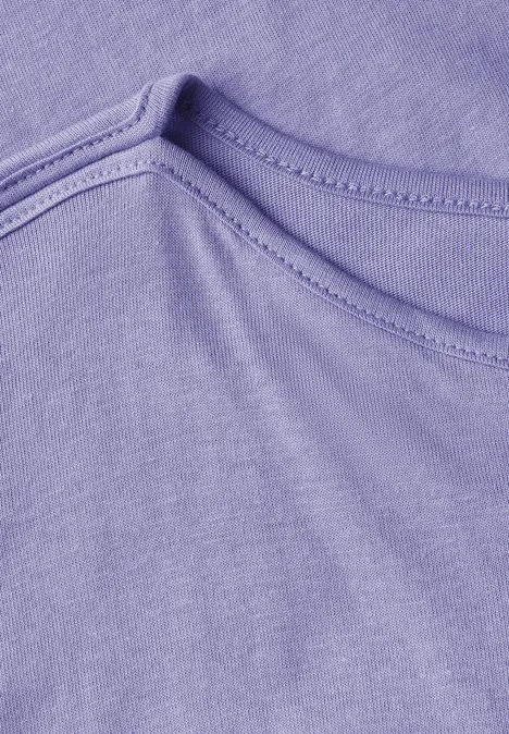 Shirt mit U-Boot-Ausschnitt viola lilac