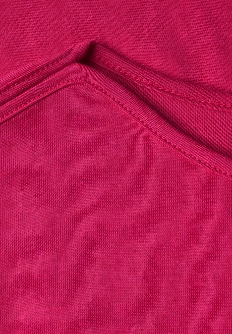 Shirt mit U-Boot-Ausschnitt juicy berry