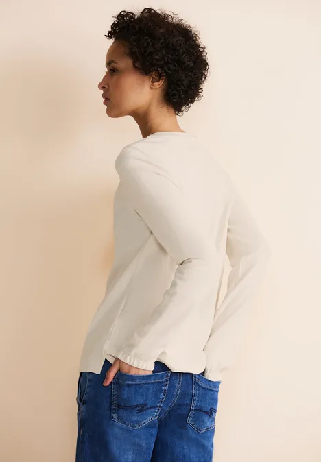 Shirt mit Wording lucid white