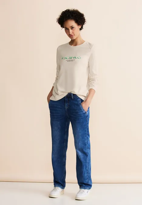 Shirt mit Wording lucid white
