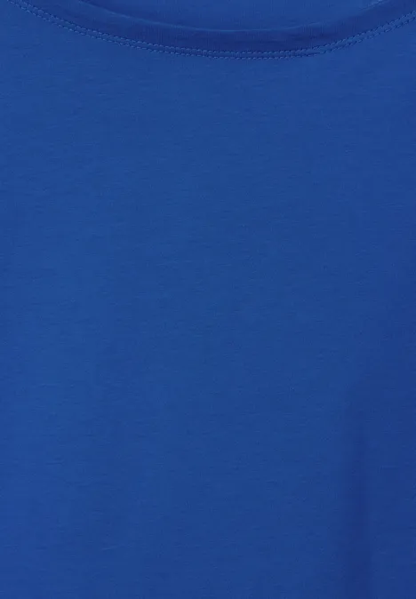 Basic shirt met 3/4-mouwen fresh intense gentle blue