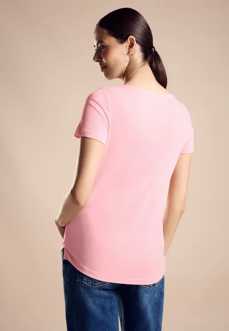 Basic T-Shirt fun peach