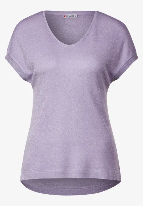 Schimmer T-Shirt shiny lilac