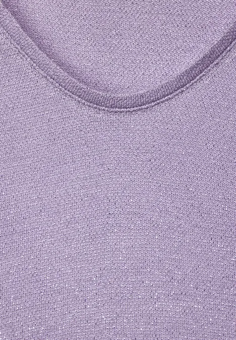 Schimmer T-Shirt shiny lilac