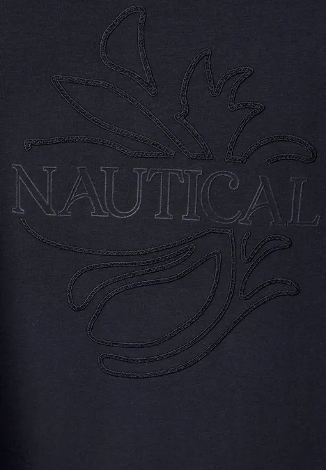 T-shirt avec broderie deep blue