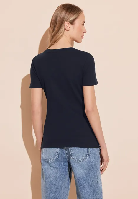 Basic Ripp T-Shirt deep blue