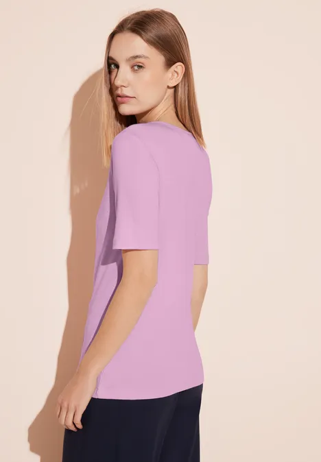 T-Shirt mit Herz Ausschnitt cherry blossom rose T-Shirt mit Herz Ausschnitt cherry blossom rose