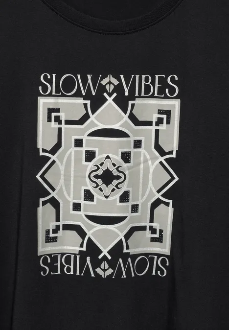 T-shirt à imprimé Black