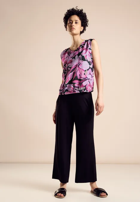 Débardeur avec imprimé magnolia pink