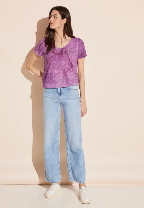 T-shirt avec dégradé de couleurs magnolia pink
