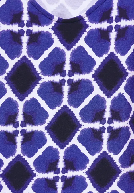 Débardeur avec imprimé violet blue
