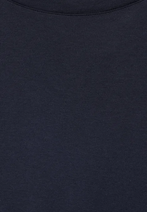 Top mit Bändern deep blue