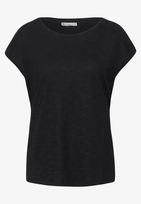 T-shirt avec dentelle Black