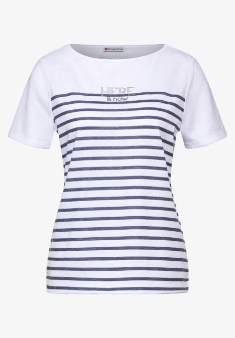 T-shirt rayé White