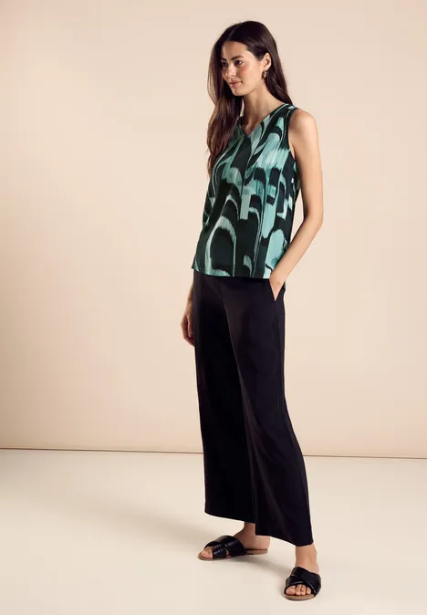 Débardeur d'été imprimé hunter green