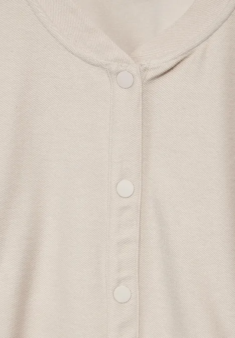 Kort jasje smooth sand beige