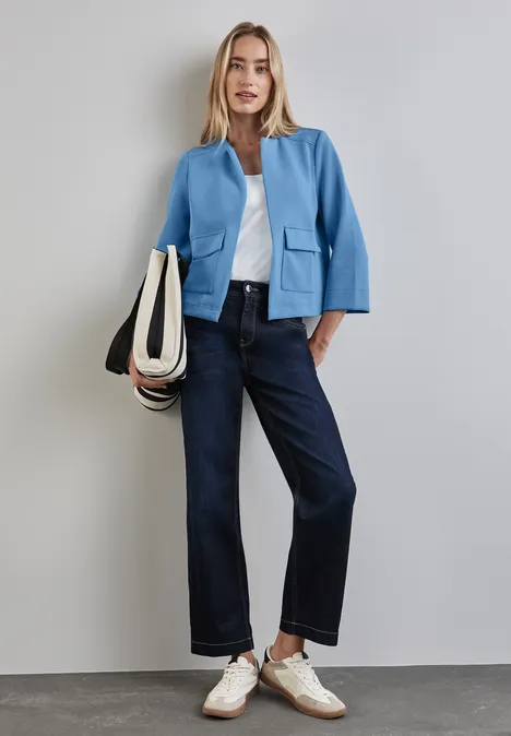 Offene Jacke marina blue