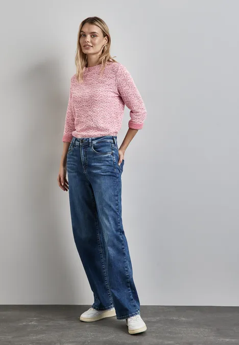 Bouclé Shirt autumn red