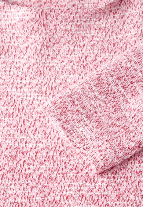 Bouclé Shirt autumn red