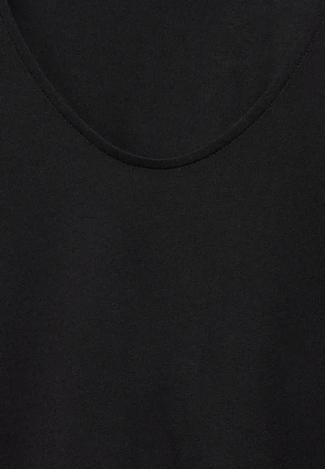 Shirt met 3/4 mouwen Black