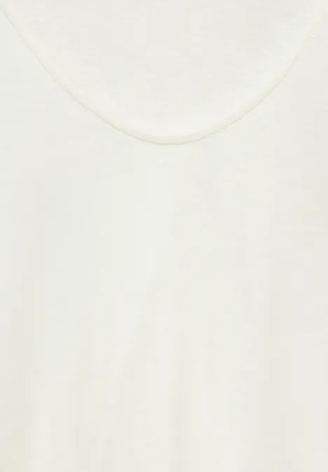 Shirt mit 3/4-Arm off white