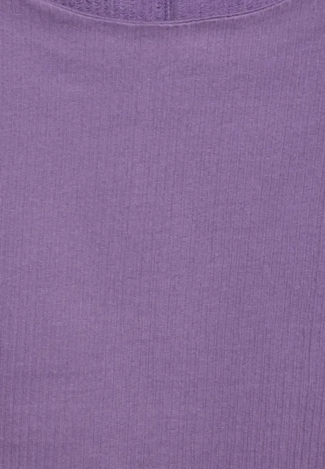 Strukturshirt light violet