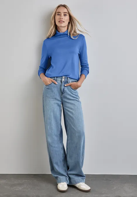 Shirt mit Rollkragen odyssey blue